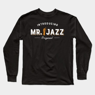 Vintage Jazz Club Style Long Sleeve T-Shirt